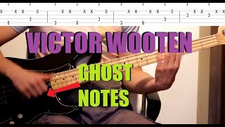 Victor Wooten Style Lick Bass Tutorial with TABS [upl. by Nonnahsed180]