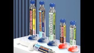 How To Choose Mechanic Solder Paste 183 c Lead and 138217℃ Lead Free soldering reballing [upl. by Lefkowitz]