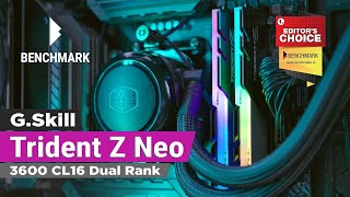 GSkill Trident Z NEO 3600  Extremely Fast Dual Rank RAM F43600C16D32GTZN [upl. by Guria805]