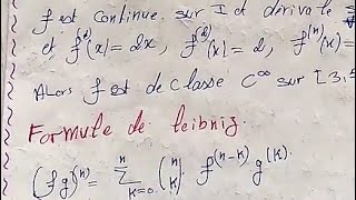 Formule de Leibniz  analyse 2 [upl. by Rephotsirhc]