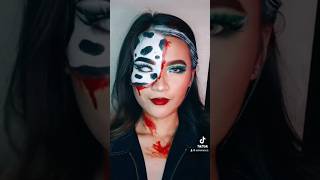 CRUELLA 🔥 cruella makeuptransition transition creativemakeup makeuptutorial makeup makeupph [upl. by Mikey]