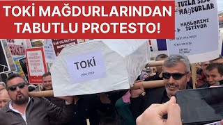 TOKİ mağdurlarından Maltepede quottabutluquot protesto [upl. by Nairim]