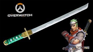 How to make Paper Ninja Sword  Young Genji Sword  Overwatch [upl. by Lavicrep]