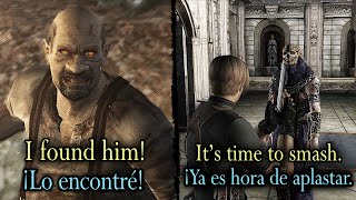 RESIDENT EVIL 4 HD Project  Ganado Voice Lines  Quotes Translated  Cutscenes and Gameplay [upl. by Arrej260]