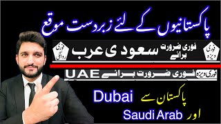 UAE Jobs for Pakistani  Saudi Arabia Jobs for Pakistani  Jobs for Pakistani  jobs in Pakistan [upl. by Akemehc]