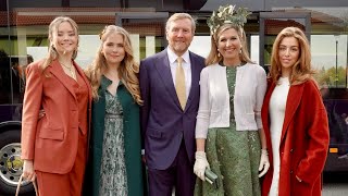 Dutch Royals unite at kings day in EmmenHet Nederlandse koningshuis viert Koningsdagroyalfamily [upl. by Prebo]