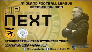 Matchday Stourport swifts vs Uttoxeter Town [upl. by Suivatram]