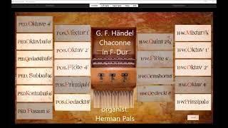 G F Händel Chaconne F Major FDur Praeludium HWV 485 Hauptwerk Strassburg [upl. by Fairfax]