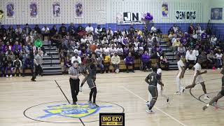 Edna Karr vs St Aug  Cougars HOLD OFF STRONG SERGE BY KNIGHTS  DISTRICT CHAMPIONSHIP GAME [upl. by Dorcia]