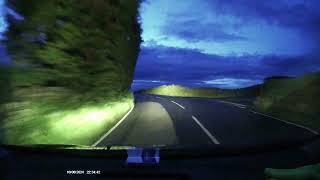 Night Drive Part One  Colne to Gargrave via Crosshills [upl. by Aoket]