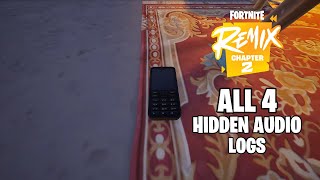 Fortnite All Hidden Audio Log Locations Guide  Find Hopes Messages to Valeria Secret Quest [upl. by Meletius]