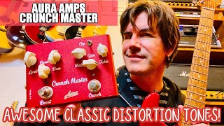 AWESOME CLASSIC AMPLIKE DISTORTION TONES Aura Amps CRUNCH MASTER [upl. by Ahsemrak339]