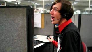 Andrew loves Oscar Mayer while at work as a Telemarketer [upl. by Kammerer]