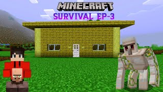 I kidnap villager in minecraft survival episode 3 [upl. by Ahsietal]