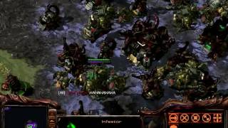 SC2 맵진 Mass Infestation [upl. by Rep]