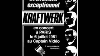 Kraftwerk  TransEurope Express live in Paris France [upl. by Feltie]