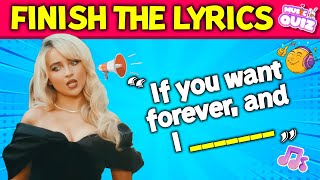 FINISH THE LYRICS  Most Popular Viral TikTok Songs  MEGA CHALLENGE [upl. by Holly-Anne816]