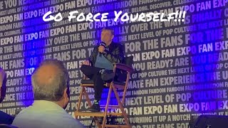 Maga You Can Go Force Yourself Mark Hamill Star Wars Fan Expo Luke Skywalker [upl. by Razaile549]