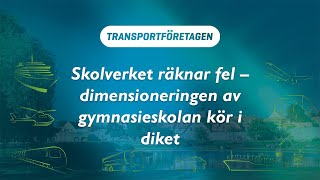 Skolverket räknar fel – dimensioneringen av gymnasieskolan kör i diket [upl. by Leirea497]