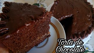 Torta HÚMEDA de chocolate  Fácil y rápido [upl. by Ambrosane]