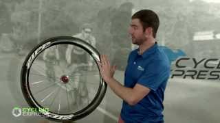 Zipp 404 Wheels  Cycling Express Review 6B [upl. by Kcirdot]