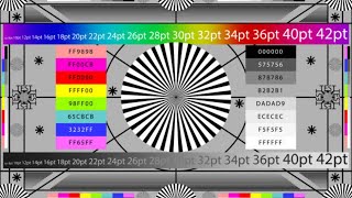 Monitor Color Test Monitor Farbtest RGB CMYK 4k  TecH FiberNeT [upl. by Garek]