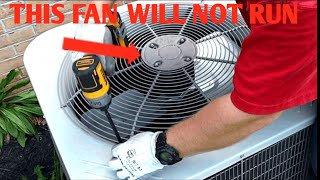 How To Fix Your AC Outdoor Fan Will Not Turn On [upl. by Seavey]