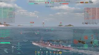 Akatsuki  quotcrazy comebackquot  tough win  World of Warships  destroyer [upl. by Stella895]