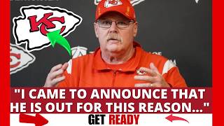 🏈⚠️URGENT NEWSTHE FANS FAVORITE IS LEAVING LOOK WHAT HAPPENED CHIEFS NEWS [upl. by Yebot]