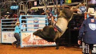 Mega Rodeio da Expo Umuarama 2017  MELHORES TOUROS  SÁBADO [upl. by Accem]