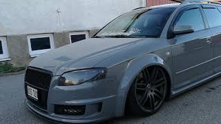 Audi A4 B7 Widebody Nardo Grey Airlift [upl. by Ahsie968]