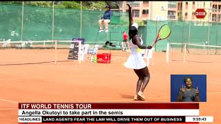 ITF World Tennis Tour Angela Okutoyi to take part in the semis [upl. by Karia]