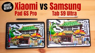 Xiaomi Pad 6S Pro vs Samsung Tab S9 for drawing [upl. by Othe754]