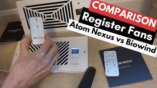 WHICH Register Booster Fan IS BETTER 4x10 Biowind vs Atom Nexus [upl. by Iva]