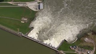 Crews continue to assess Lake Livingston Dam at risk of failure [upl. by Ahtnammas]