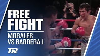 Epic 1st Fight in Great Trilogy  Erik Morales vs Marco Antonio Barrera 1  ON THIS DAY FREE FIGHT [upl. by Telfer111]