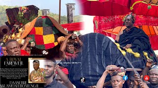 Watch How Kwahumanhene amp Asante Mamponghene arrive at the Late Kwahumanhenes funeral in a palanquin [upl. by Lauzon]