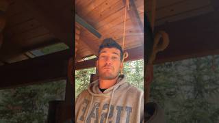 Porch swing check createyourownhappiness gooutside porchswing mountains cabin [upl. by Arleyne]