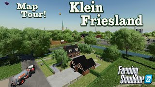 ‘NEW’ DUTCH MOD MAP “KLEIN FRIESLAND” TOUR ON Farming Simulator 22 Review PS5 [upl. by Desta651]