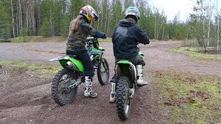 KX250F vs KX250 [upl. by Calvinna576]