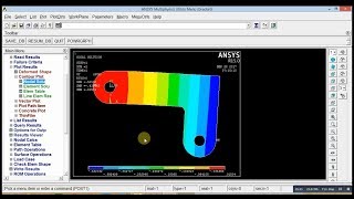 Structural analysis of Corner bracket  Ansys Mechanical APDL [upl. by Rufe950]