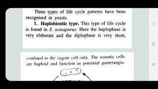 YeastSaccharomycesPart3Haplobiontic life cycle BSc 1stBotany lecture in Hindi and English [upl. by Fife]