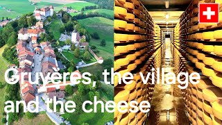 Gruyère cheese and medieval castle village in Switzerland La Gruyère AOP cheese is worldfamous [upl. by Nylleoj]