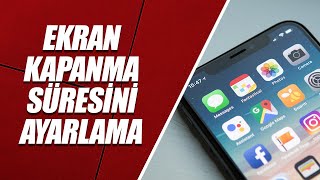 EKRAN KAPANMA SÜRESİNİ AYARLAMA ANDROİD TELEFON [upl. by Hickie]