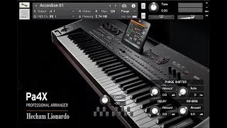 اجمل صوت الاكرديون يمكنك سماعه Lead kontakt Accordion Korg 4X [upl. by Belle]