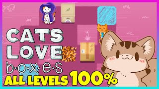 Cats Love Boxes 100 SOLUTIONS Squire Stream [upl. by Acsirp]