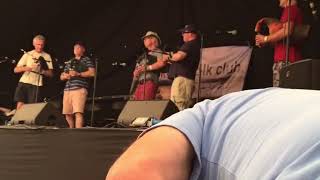 Crookit Bawbee The Six Pipers at Cambridge Folk Festival 2018 [upl. by Repotsirhc492]