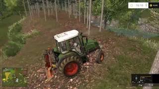 Getting wood ready for chipping  Knaveswell Farm Extended  Farming Simulator 2015  Episode 1 [upl. by Atnod]