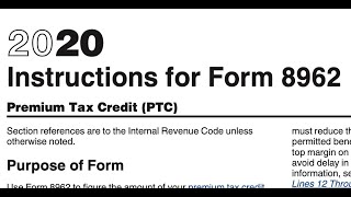 How to find the instructions for form 8962 PTC online and download it to your desktop [upl. by Shulem]