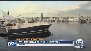 Boat show underway in Stuart [upl. by Lletnuahs]